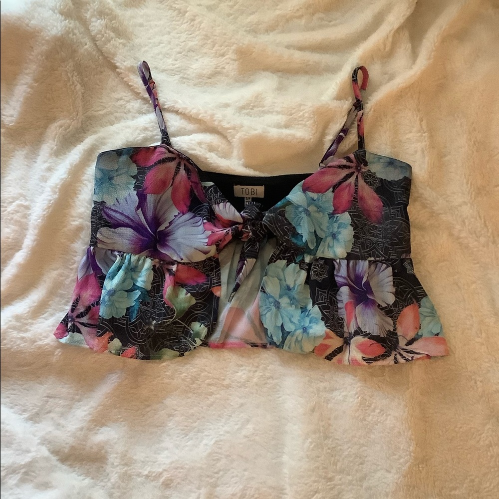 Cute flowy tank top